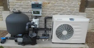 electric heater installation services with connected outdoor heating system equipment in Saint Petersburg, FL