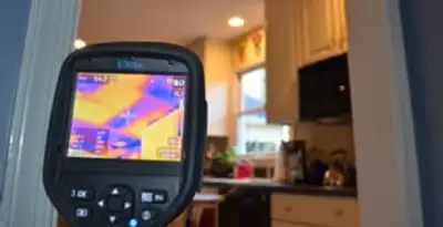 home energy audit service using thermal imaging to evaluate electrical efficiency inside a home in Saint Petersburg, FL