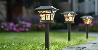 landscape lighting installation services with professionally installed pathway lights in Saint Petersburg, FL