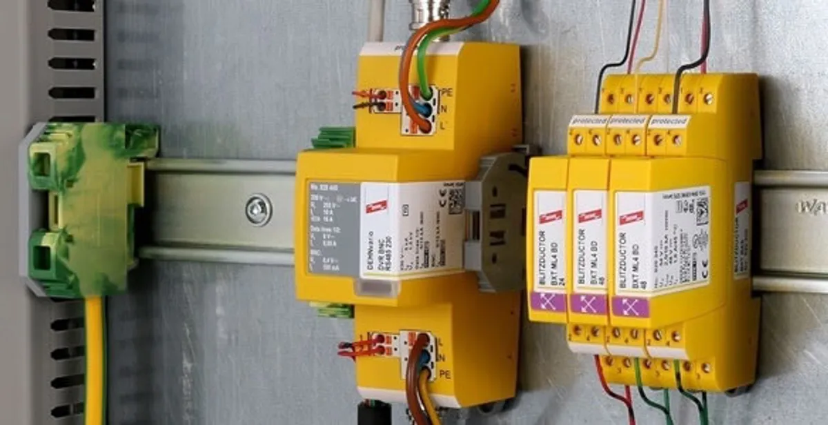 lightning surge protection system with surge suppressors installed by electrical service professionals in Saint Petersburg, FL