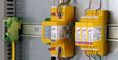 lightning surge protection system with surge suppressors installed by electrical service professionals in Saint Petersburg, FL