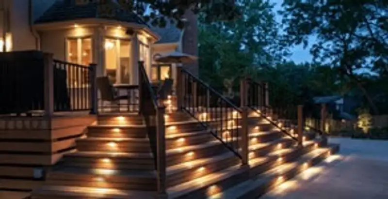 Residential electrician installing outdoor lighting for home safety in Saint Petersburg, FL
