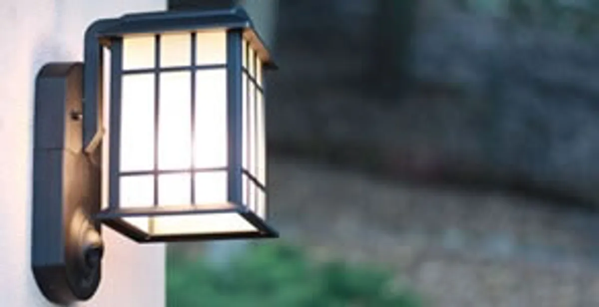 security light installation services with professionally mounted exterior wall light in Saint Petersburg, FL