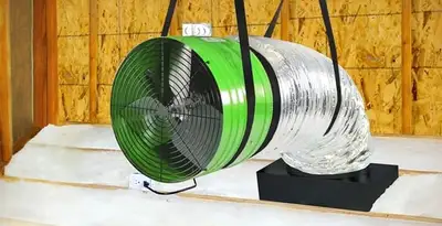 whole house fan installation services with professionally mounted ventilation fan system in Saint Petersburg, FL